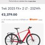 Trek FX+ 2 LT Electric Hybrid Bike  Like New Image 7