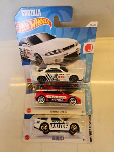 Japanese Hot Wheels Cars Mazda Nissan Toyota Subaru Honda Datsun JDM Japan