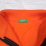 United Colors of Benetton Bright Orange Logo Track Jacket Slim Fit Junior 8UK/36EU/150cm Image 2