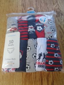 10 Pkt. Boys Briefs for Sale