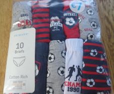 10 Pkt. Boys Briefs for Sale