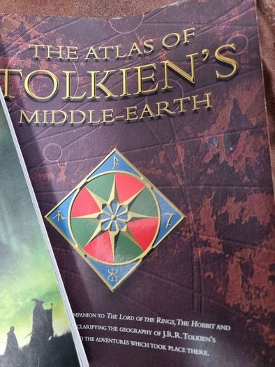 JRR Tolkien middle earth lore bundle: The Lord of the Rings official movie guide + Atlas of Tolkien's Middle Earth - Karen Wynn Fonstad