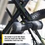Standard Security Combination Bike Lock 230mm - U Lock - Ultra Hardened Shackle , Black Image 4