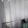 STEEL SHED , 2.8m long, 1.1m deep and 1.73 high. Image 3