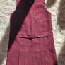 Girls School Wine Pinafore 5-6 Years Image 2