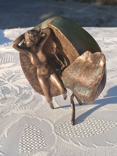 Eve And The Apple Signed Bronze