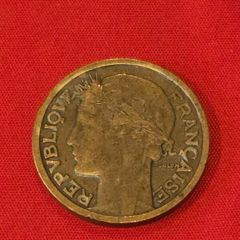 1934 France 2 Francs coin
