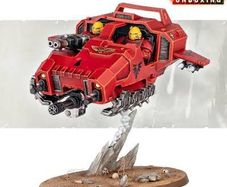 Warhammer 40k Armageddon space marine land speeder
