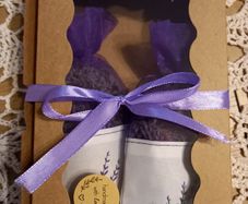 Gift set with lavender sachets