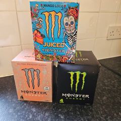 4 packs monster for sale