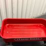 red metal classic pulling cart wagon toy Image 5