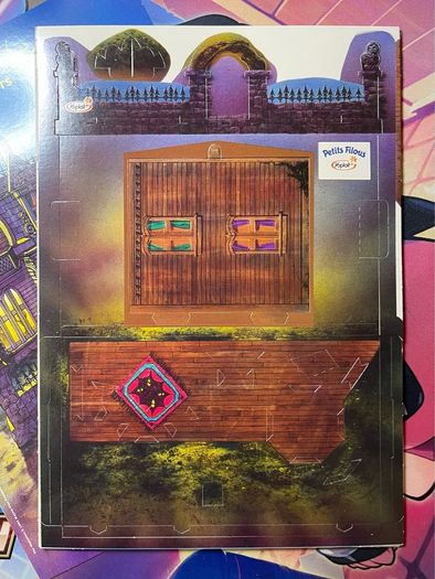 The Munsters Family House Cardboard Assembly Model Kit Petits Filous Yoplait 1995 Brand New