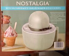 Nostalgia Mini Slushie and Ice Cream Maker Brand New in Box