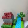 208 Pcs Magnetic Building Block Cubes  Minecraft Image 7