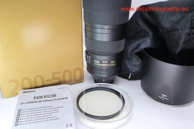 Nikon Af-s 200-500mm F5.6 Ed Vr Lens #0613