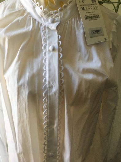 Zara cotton blouse,new, size M