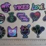 50pcs Neon Stickers Decals Image 8