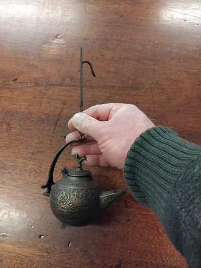 Vintage Ottoman oil lamp