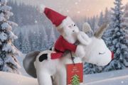 Christmas Unicorn with Santa soft toy from Next