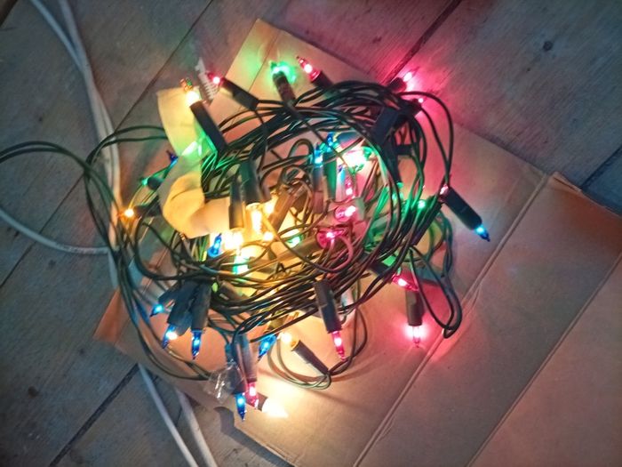 Garage & Household Clearance Job Lot. Vintage Lights, Darts, Clock & Storage Tub