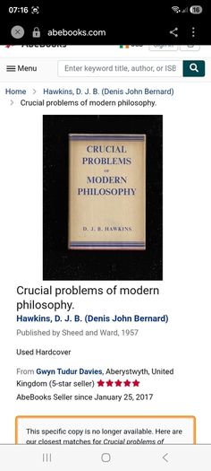 Crucial Problems of Modern Philosophy, 1957