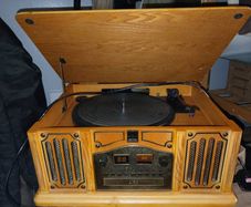 Vintage record player