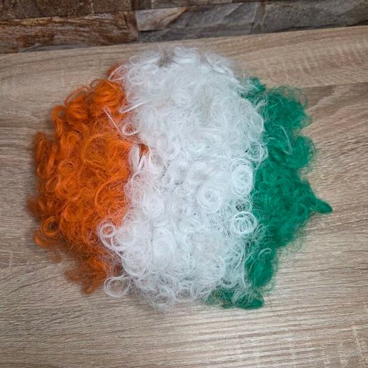 St Patrick's Day Curly Irish wig