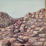 The Giant's Causeway Signed print & Pink lustre pot Image 2