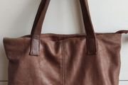 Rowallan of Scotland Brown Leather Tote Bag