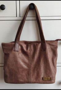 Rowallan of Scotland Brown Leather Tote Bag