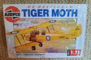 Vintage Model Kit - Airfix de Havilland Tiger Moth Aircraft