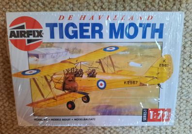 Vintage Model Kit - Airfix de Havilland Tiger Moth Aircraft
