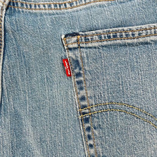 Levis 502 Premium Mens Jeans Blue W38 L31 Straight - Stretch Denim- Big E