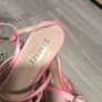 SIMMI London Pink Satin Embellished High Heel Sandals Size UK 5 (EU 38) Image 2