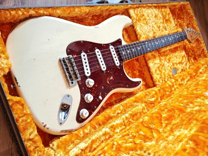 Fender Custom Shop 1960 Stratocaster Vintage White Relic (Delivery available)