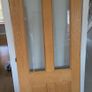 Pair of Heavy Oak Glazed Internal Double Doors Image 3