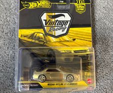 Hot Wheels Nissan Skyline R32 0/5 Gold Chase Vintage Racing VHTF
