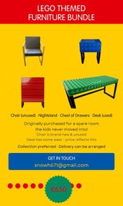 bedroom furniture Lego theme
