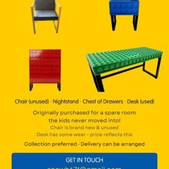 bedroom furniture Lego theme