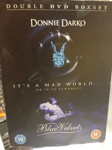 Blue Velvet & Donnie Darko Double Pack Dennis Hopper Kyle Mclachlan David Lynch Cult Movies