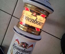 large Ceramic LightUp Kronenbourg 1664 Lager Beer tower tap