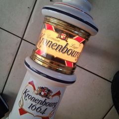 large Ceramic LightUp Kronenbourg 1664 Lager Beer tower tap