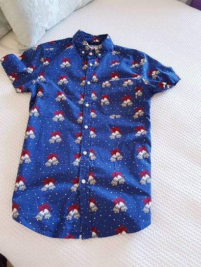 Christmas Short Sleeve Shirt - Size Small