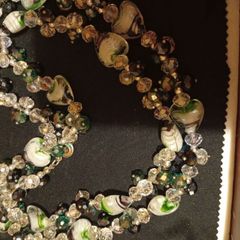 costume jewellery,glass beads necklace