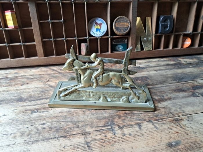 Vintage Brass Letter Holder