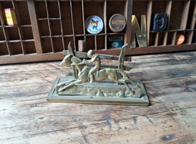 Vintage Brass Letter Holder