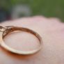 Vintage Sterling Silver 925 gold plated Ring 2,2g Image 4