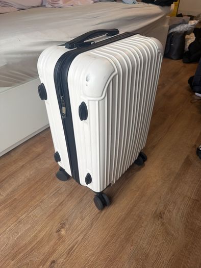 White suitcase