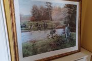 Framed Print Hunting Scene
