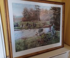 Framed Print Hunting Scene